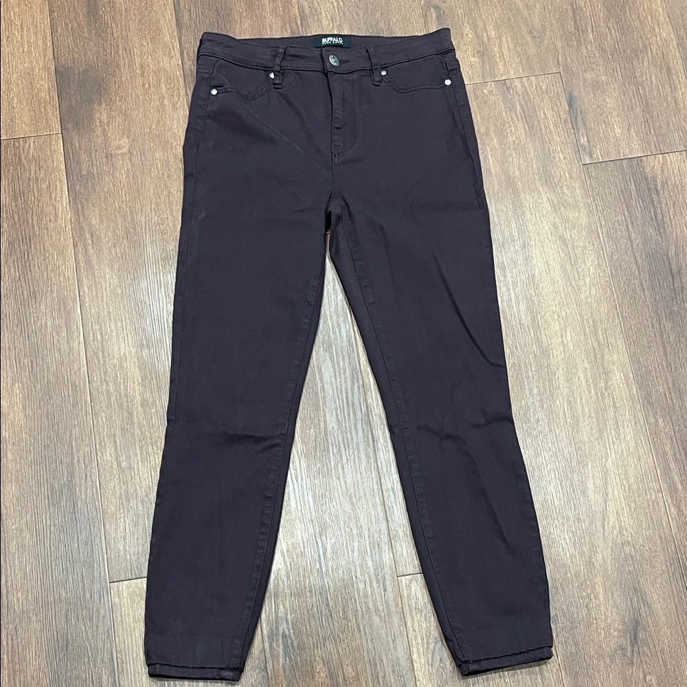 Buffalo David Bitton Women's Deep Plum Skinny Jeans - Picture 1 of 5